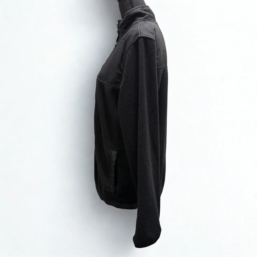 Aeropostale Black Fleece Jacket Full Zip Pockets Size S P‎